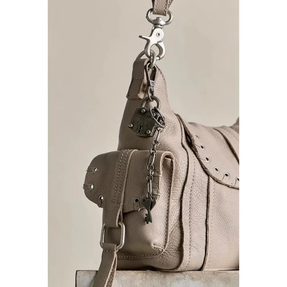 New Free People We The Free Baby Leigh Distressed Tote Bag One Size